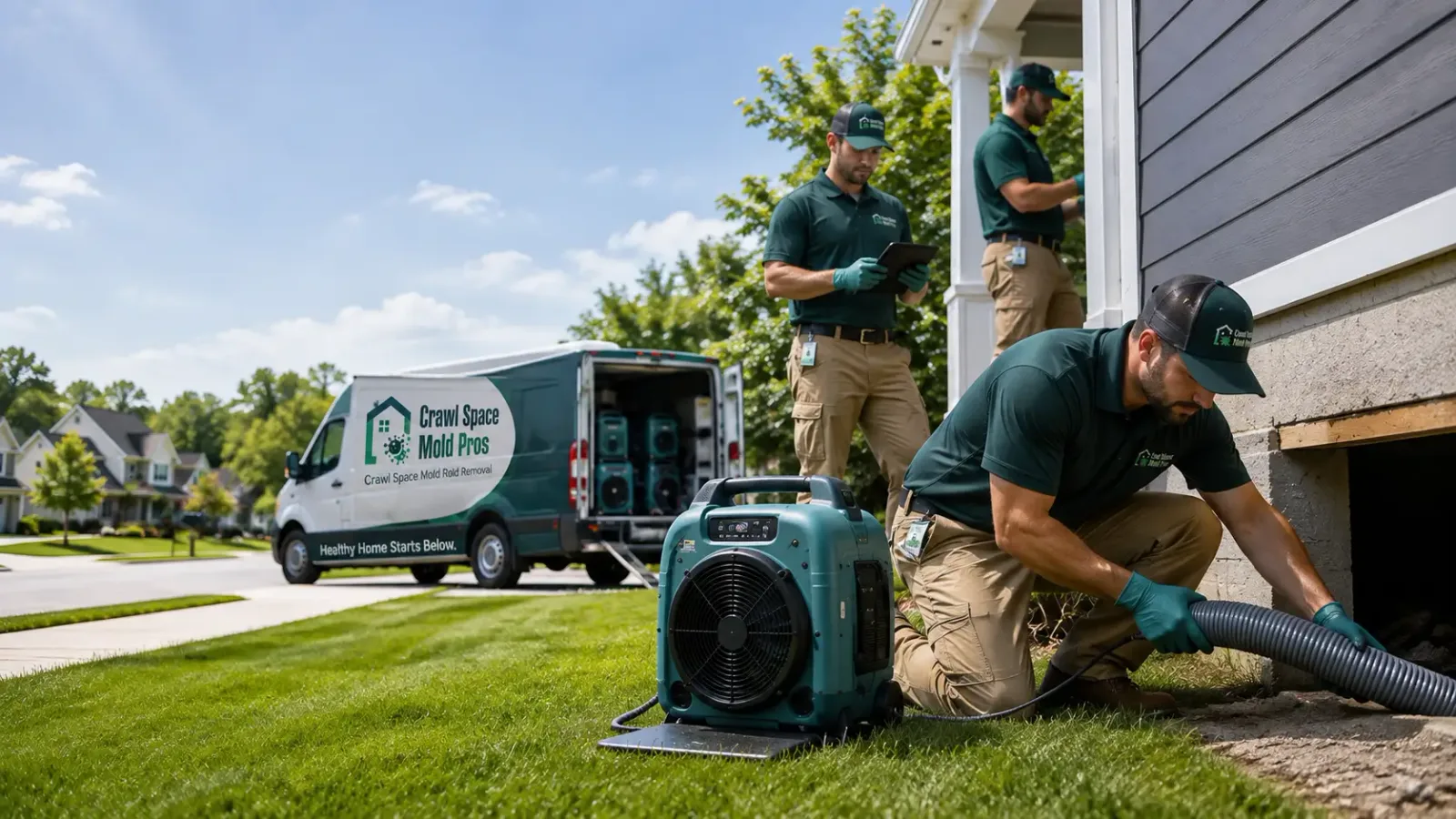 Crawl Space Mold Removal in Bally, PA